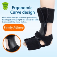 Attelle de nuit réglable pour fasciite plantaire, orthèse stabilisatrice pour pied tombant, soutien de la cheville, soulagement de la douleur