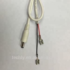 5.5X2.1 Chaqueta de PVC con núcleo de cobre impermeable Tira de arnés de cables de CC y semitira con conectores macho para aplicaciones electrónicas - Product Image 4