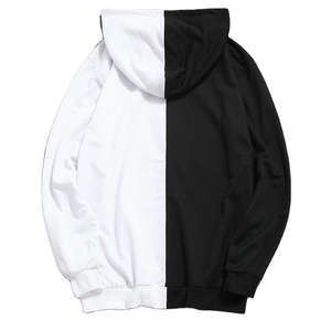 Sweat-shirt à capuche court pour homme, coupe moderne et ample, pull à manches longues, style streetwear, vêtements décontractés personnalisés, vente en gros - Product Image 5