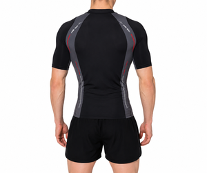 Camiseta de Natación para Hombre de Alta Calidad, Manga Corta, Neopreno 180g, Anti-UV, Transpirable, Secado Rápido, Antibacteriana, Sin Costuras - Product Image 3