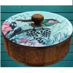 Contenedor de Alimentos de Diseño Moderno para Uso Diario en la Cocina, Caja de Madera de Acacia para Servir Chapati y Roti en la Mesa de la Cocina - Product Image 5