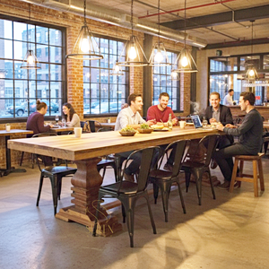 ไม้อินเดียออกแบบอาหารค่ำยาวตาราง Handcrafted โรงแรมดีไซเนอร์ที่ไม่ซ้ำกันตาราง - Product Image 1