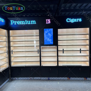 Fournitures de magasins de fumée en Chine Armoire à cigares éclairée par LED en gros pour magasin de cigares et vin - Product Image 6