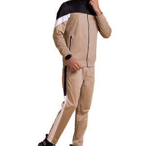Ensemble de survêtement athlétique pour hommes, veste et pantalon de sport haut de gamme, léger, pour la course à pied, le jogging, la salle de sport, l'entraînement, la remise en forme, fournisseur en gros - Product Image 3