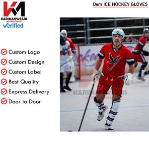 Gants de hockey sur glace OEM, logo personnalisé, gants de hockey pour l'entraînement et les matchs, équipement de protection, approvisionnement en gros - Product Image 2