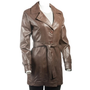 Vestes pour femmes, veste en cuir d'agneau véritable, respirante, col double, streetwear, bomber pour femmes - Product Image 1