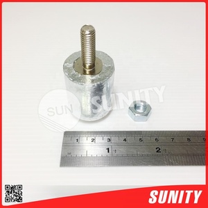 อะโนดสังกะสีคุณภาพสูง TAIWAN SUNITY รุ่น OEM 27200-300400 ขนาด 30 มม.*40 มม.*8 มม. สำหรับเครื่องยนต์ดีเซล Yanmar 6HA-HT ทางทะเล พร้อมน็อต - Product Image 3