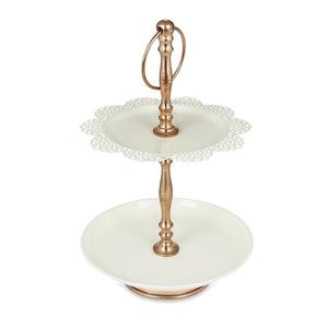 Support à gâteaux en métal à 3 niveaux, prix de gros, pour hôtels et restaurants, présentoir à desserts et gâteaux pour fêtes d'anniversaire, qualité alimentaire - Product Image 6