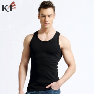 KEVEN IMPEX Summer Fashionable 100% Cotton <b>Knitted</b> Eco-Friendly Breathable Quick Dry Casual O-Neck <b>Tank</b> <b>Top</b> Men Fitness Wear - Product Image 3