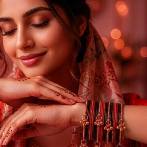 Brazaletes de vidrio personalizados para mujeres y niñas en varios colores, brazaletes de vidrio indios y pakistaníes, brazaletes para baby shower. - Product Image 4