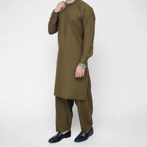 Stylish Cotton <b>Men</b> Salwar Kameez Soft Fabric Long <b>Kurta</b> With Pajama Set For <b>Men</b> Ethnic Wear Collection - Product Image 4