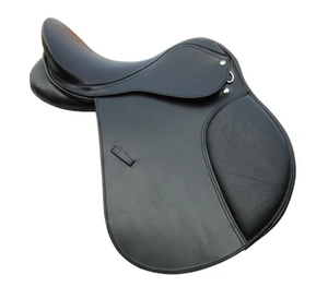 Selle de saut de cheval en cuir synthétique de haute qualité, style anglais, entièrement personnalisable avec conception et couleur du logo OEM - Product Image 3