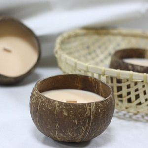 Bol en bois sculpté à la main, moderne, parfumé à la cire naturelle, fabriqué au Vietnam, pour la décoration de fête, de la maison et les cadeaux - Product Image 2