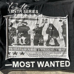 Camiseta de Doble Manga con Estampado Gráfico y Mangas Superpuestas, Ropa al por Mayor, Estilo Y2K, OEM, Algodón, Personalizada - Product Image 6