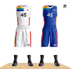 Camisetas de Baloncesto, Chalecos con Parches Bordados, Diseño de Moda, Camisetas de Baloncesto Personalizadas para Equipos Masculinos - Product Image 2