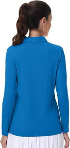 Polo de Hombre de Manga Larga con Tejido Waffle, Estilo Clásico, Personalizable, de Algodón Liso - Product Image 2