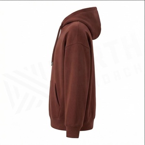 Sweat à capuche North Approach pour homme, en molleton de coton surdimensionné, décontracté, avec poche avant, pour l'automne - Product Image 3