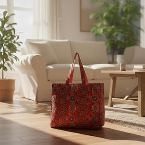 Bolsa de Mano Multifuncional Clásica Ecológica de Algodón con Costuras Resistentes y Asas Cómodas para Viajes y Uso Diario - Product Image 5