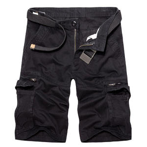 Summer Men Cotton Cargo Shorts Multi-pocket Casual Outwear Breathable Men's Cargo Shorts with Custom logo Color and size - Product Image 4