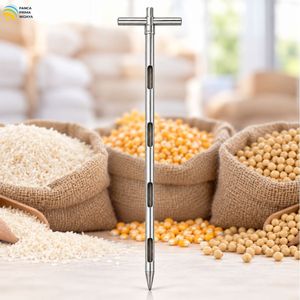 Sonde d'échantillonnage de grains en alliage d'aluminium et de carbone ACC3510 de haute qualité, échantillonneur de grains à double tube pour riz, maïs, soja - Product Image 3
