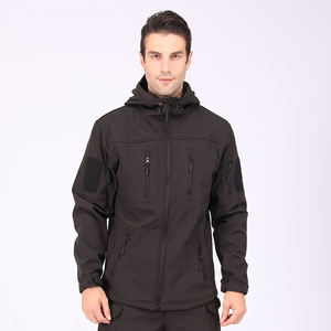 Chaquetas Softshell Ligeras para Hombre OEM, para Deportes al Aire Libre, Camping, Senderismo, Trabajo, Chaqueta Táctica Térmica con Cierre de Cremallera, Lona de Algodón - Product Image 1