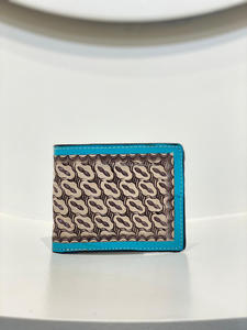 Cartera de cuero con herramientas a mano occidental, nueva llegada, cartera larga con cremallera para hombre, gran oferta, soporte para efectivo de Color marrón a la moda, regalo para él - Product Image 2