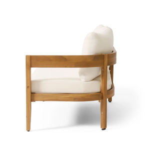 Luxury Three Seater Sofa Outdoor Patio Sofa Set with Teak Wooden Frame Material and Durable For Home Furniture Decoration - Product Image 6