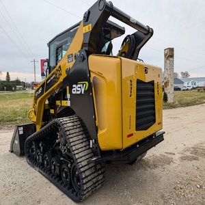 รถตักล้อยาง ASV พร้อมเครื่องยนต์ Doosan ระบบไฮดรอลิกไหลสูง ระบบขับเคลื่อน 2 สปีด ห้องโดยสารแบบปิดเต็มรูปแบบ แรงบิดสูง - Product Image 3