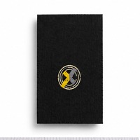 Étiquettes de marque tissées personnalisées, étiquettes à coudre pour vêtements, accessoires et habillement