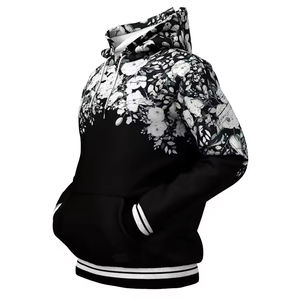 Sweat-shirt à capuche pour homme entièrement personnalisable avec impression par sublimation, 100% coton, coupe classique, avec poche, nouveaux arrivages - Product Image 5