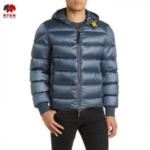 Chaqueta acolchada de diseño personalizado para hombre con logotipo personalizado, cierre de cremallera, tela transpirable y cómoda - Product Image 1