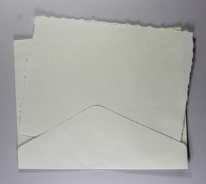 Top Quality <b>Office</b> Stationery 250 Gsm Deckled Edge Card With Matching Envelop Recycled Handmade Paper From Cotton Fiber - Product Image 1