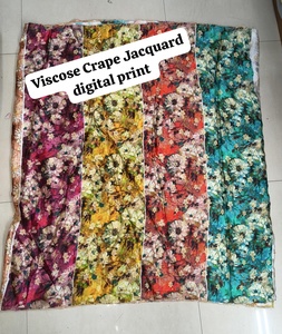 Crepe Jacquard Fabric GSM 75 Width 44 Make A Fancy Dress Suit OR Saree etc. - Product Image 4