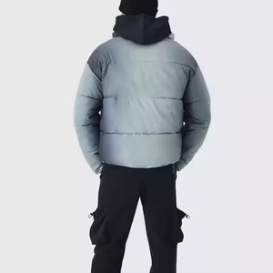 Chaqueta Bomber de Invierno para Hombre, con Bolsillos de Lona, Cuello Plegable, Cierre de Cremallera, Resistente, Estilo Casual - Product Image 2