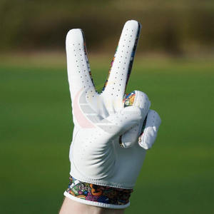 Nuevos Guantes de Golf para Zurdos con Logotipo y Diseño Personalizados, Antideslizantes, Transpirables, 100% Material PU, para Adultos - Product Image 2