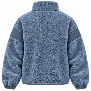 Top Quality <b>Fleece</b> Jacket Everyday Wear Relaxed Fit Streetwear Classic Look Winter <b>Sherpa</b> Jacket For Men's - Product Image 2