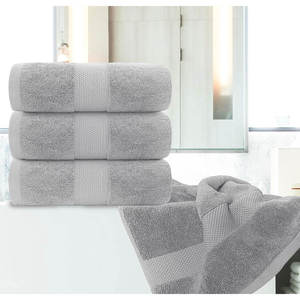 Wholesale Luxury Bath <b>Towel</b> <b>Set</b> 100% Terry Cotton Soft Quick Dry Absorbent Durable Eco Friendly <b>Towels</b> for Adults Hotel Spa - Product Image 3