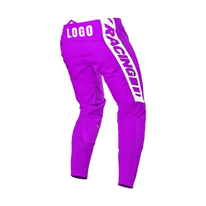 Pantalones de Motocicleta Personalizados para Hombre, Blancos, Transpirables, de Poliéster, para Todas las Estaciones, con Diseño de Logotipo Impreso - Product Image 4