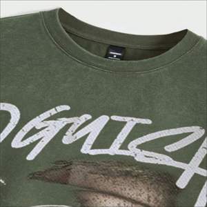 เสื้อยืดคอตตอนพิมพ์ลายกราฟิกทรงโอเวอร์ไซส์ ผ้าหนา ใส่สบาย เหมาะสำหรับทุกวัน สไตล์สตรีทแฟชั่น พรีเมียม สำหรับผู้ชายและผู้หญิง - Product Image 4