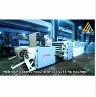 Máquina Cortadora de Rollo a Hoja Industrial, Servocontrolada, de Alta Eficiencia, para la Fabricación de Papel