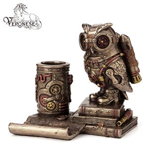 เชิงเทียนแบนสไตล์สตีมพังค์ที่วางเทียนงานฝีมือทำจากเรซิ่นสำหรับตกแต่งบ้าน - Product Image 5