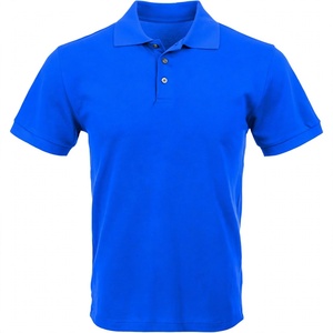 Camiseta Polo Azul Rey de Manga Corta para Hombre, Personalizable, de Algodón Piqué, Informal, para Negocios, Golf, Deportes, Fabricante, Venta al Por Mayor - Product Image 1