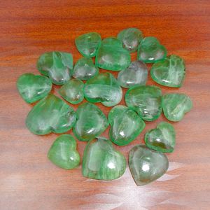 Cristal de Fluorita Verde Natural Chakralume, Piedra Curativa Pulida, Gema Grabada en Forma de Corazón, Reiki, Meditación, Sanación Energética - Product Image 2