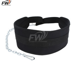 Cinturón de levantamiento de pesas de alta calidad con hebilla, cadenas para dominadas, soporte lumbar para fitness y levantamiento de pesas con barra - Product Image 4
