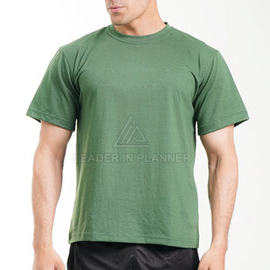 Camiseta de gimnasio cómoda y duradera para hombre, 100% algodón, corte holgado, estampada, de color sólido, hecha en Pakistán. - Product Image 2