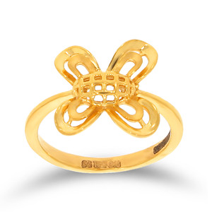 Golden Butterfly Bloom Openwork Gold <b>Ring</b> for Women Elegant Butterfly Fashion <b>Ring</b> Lightweight <b>Nature</b> <b>Inspired</b> Jewelry - Product Image 1