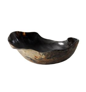 High Quality Eco-Friendly Polished Buffalo Horn Bowl Kitchenware Serving Bowls Natural Material <b>Large</b> Long Size Customizable - Product Image 1