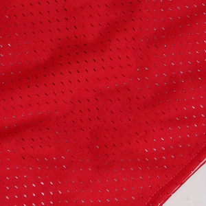 Shorts pour hommes à motif points rouges, séchage rapide, taille élastique et poches latérales, style sport décontracté, longueur courte, tissu tricoté 2026 - Product Image 4