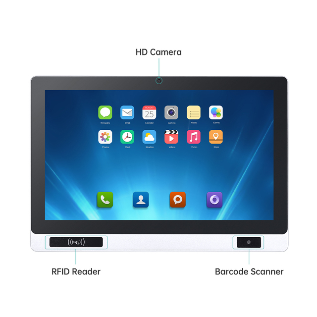 10.1 11.6 15.6 21.5 Inch IP65 Waterproof RK3568 Android HMI MES Industrial Touch Panel PC With NFC RFID Reader/QR Code Scanning