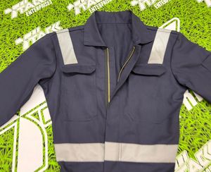 Hi Vis Reflective <b>Waterproof</b> 100% Cotton Safety Clothing Custom Design Men's Winter <b>Working</b> Coveralls Full Body Overall Workwear - Product Image 1